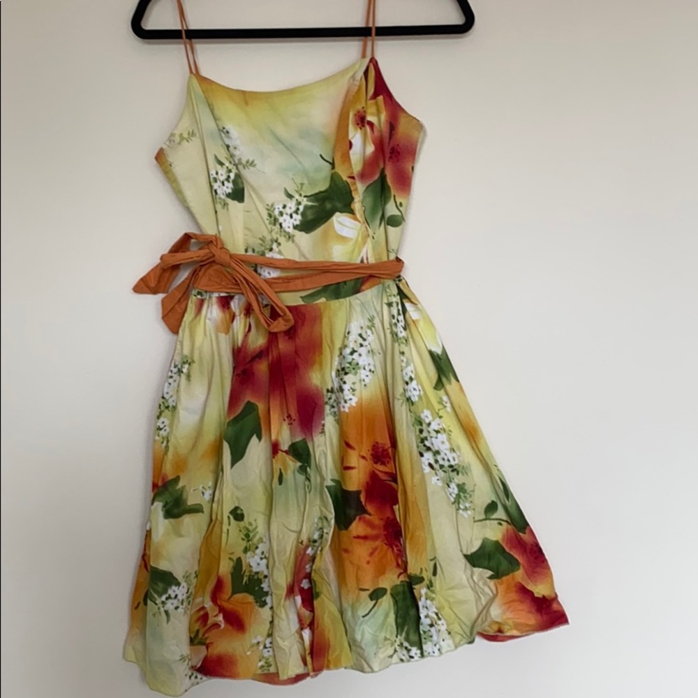 Vintage floral sun dress